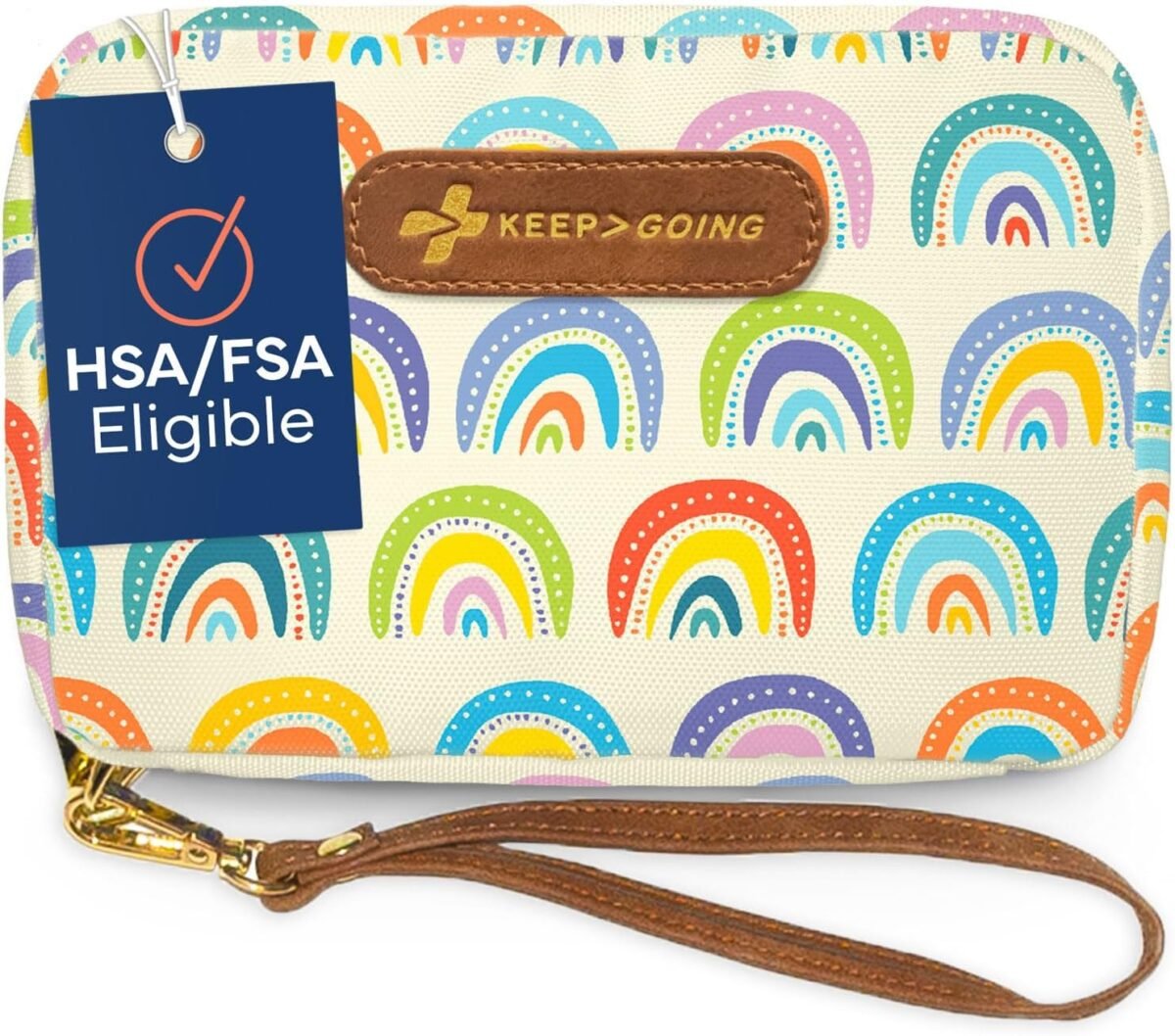 Keepgoing travel first aid kit for kids – 130 pc. for car home purse diaper bag backpack with latex free bandages mini first aid kit travel size tsa approved.jpg