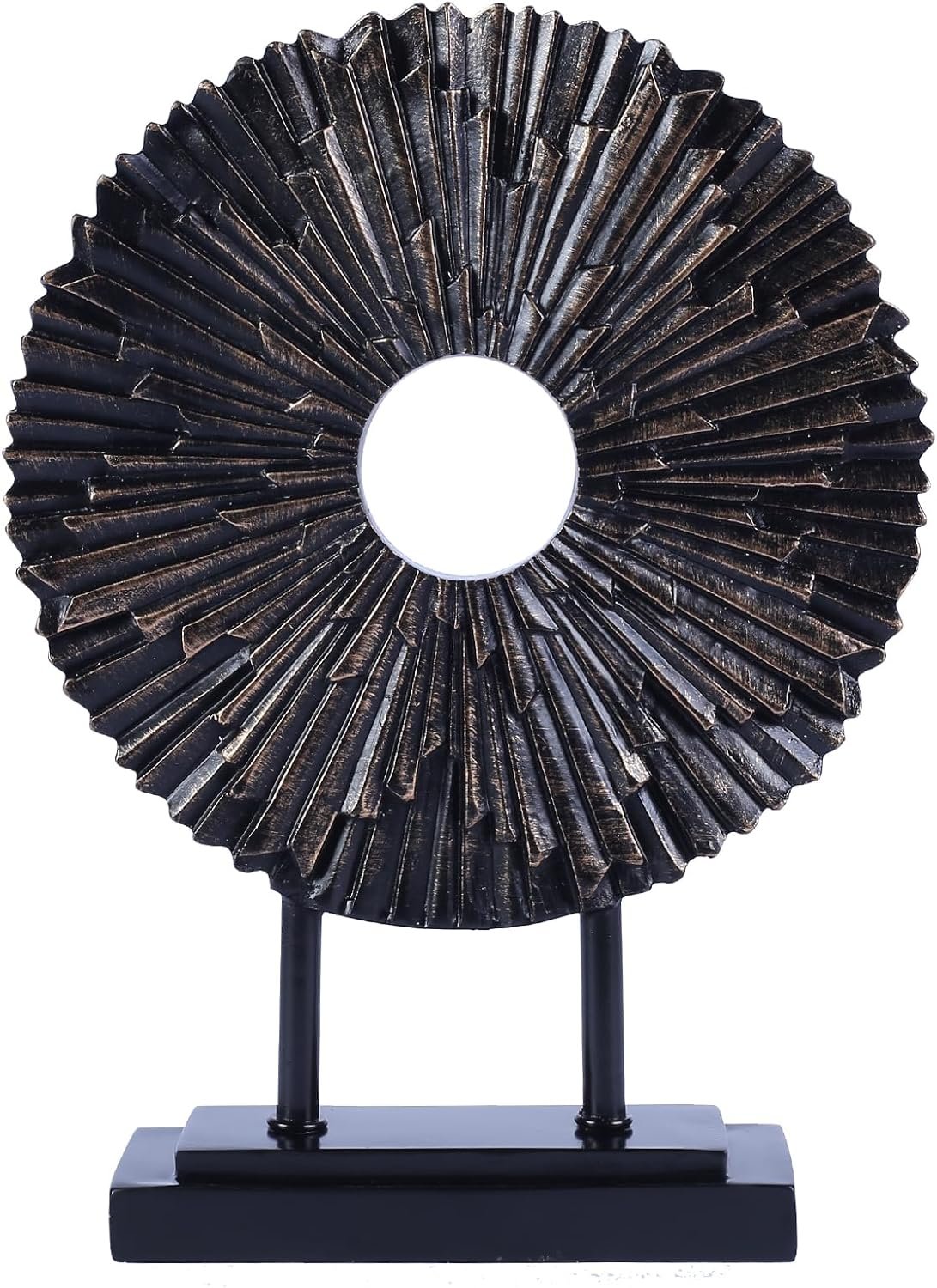 Minimalist round statue above cabinet decor kitchen modern decorative sculpture home decorations for living room coffee table office decor items center pieces decoration black.jpg