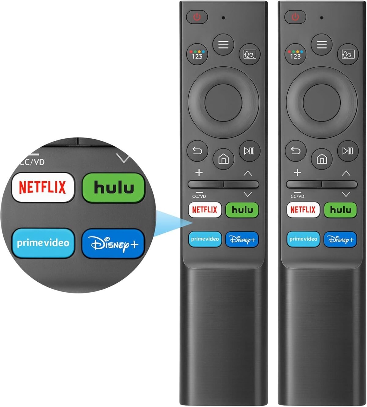 Pack of 2 universal replacement for samsung smart tv remote control compatible with samsung frame tv crystal qled oled uhd curved neo 48k smart tvs.jpg