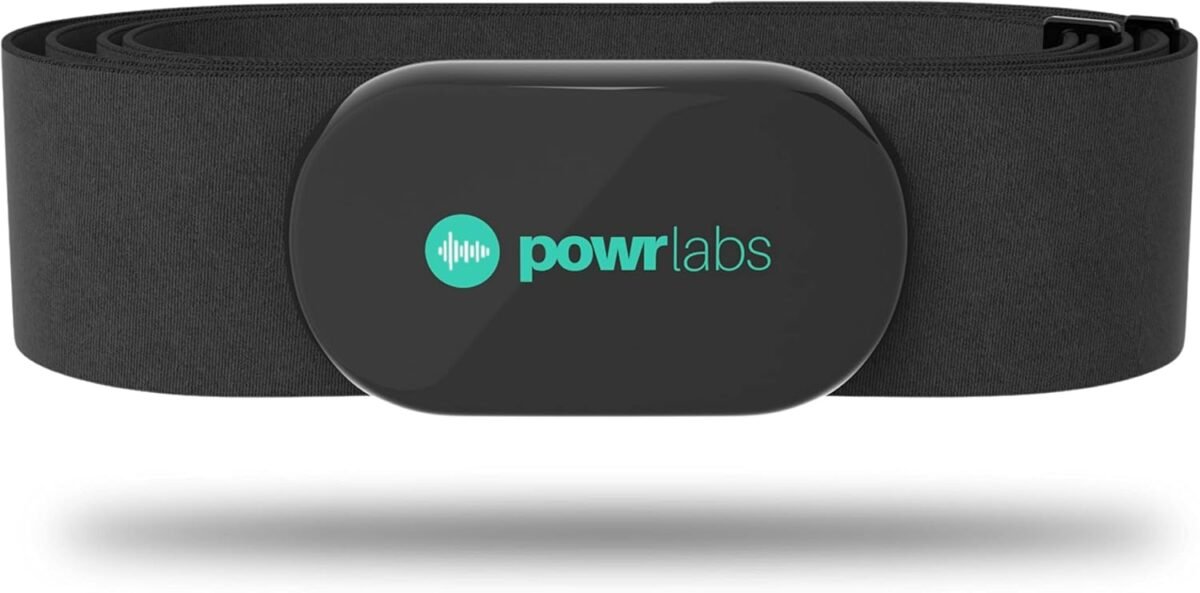 Powr labs bluetooth and ant heart rate monitor chest strap compatible with polar garmin peloton wahoo.jpg