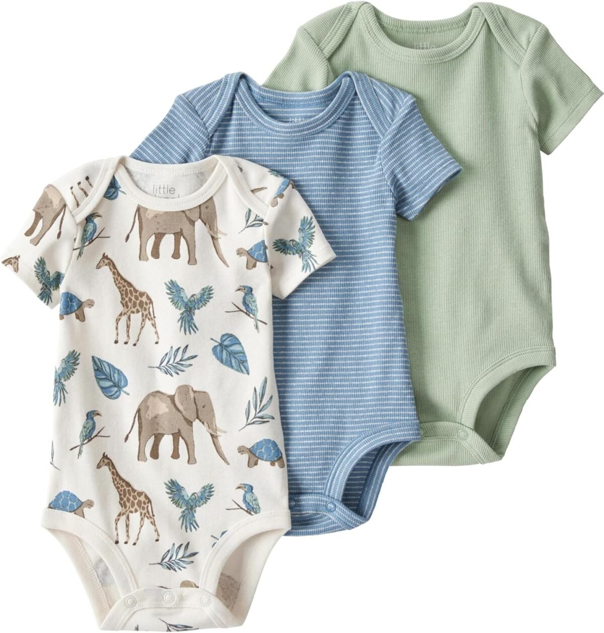 Little planet by carters unisex 3 pack short sleeve bodysuits made with organic cotton.jpg