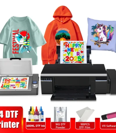 A4 DTF Printer L805 a4 dtf transfer printer for Epson l805 dtf printer bundle A4 t shirt printing machine with A4 dtf oven kits 1