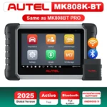 Autel MaxiCOM MK808K-BT MK808K BT Bluetooth OBD2 Scanner Same as MK808BT Pro Full Bidirectional Diagnostic Tools Code Reader