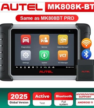 Autel MaxiCOM MK808K-BT MK808K BT Bluetooth OBD2 Scanner Same as MK808BT Pro Full Bidirectional Diagnostic Tools Code Reader 1