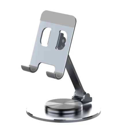 360° Rotate Metal Desk Mobile Phone Holder Stand For iPhone Xiaomi iPad Adjustable Desktop Tablet Table Cell Phone Stand 1