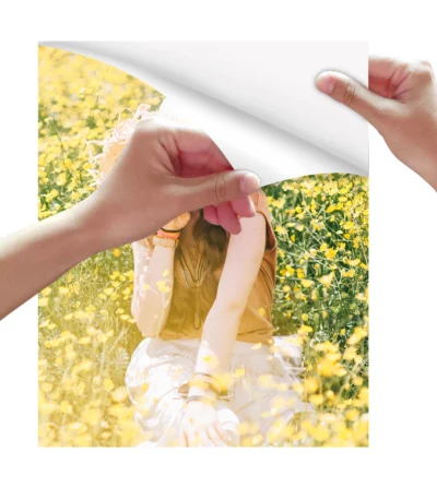 ESHANG  Self-Adhesive Photo Paper Glossy Sticker Paper for Inkjet Printer, 3R 4R 5R A4  100 Sheets, 135 gsm 36Ib 1