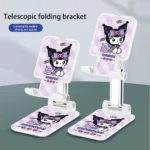 Sanrio Cute Desk Mobile Phone Holder Stand For IPhone IPad Adjustable Desktop Tablet Holder Universal Table Cell Phone Stand