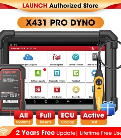 NEW LAUNCH X431 PRO DYNO Car Diagnostic Tools OBD2 Scanner Diagnost Auto Automotive Car Scan Autoscanner Diagnosis Free Shipping 1