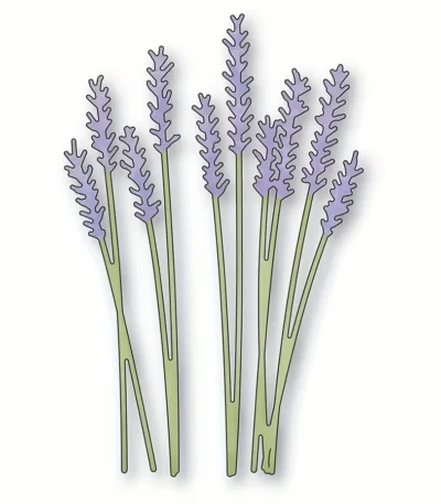 Lavender bouquet metal cutting mold card making DIY scrapbook photo album craft decorative embossing tool 1