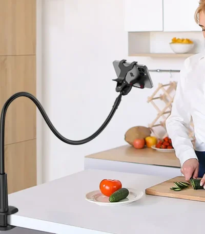 80cm Phone Holder Stand Lazy Bracket Headrest Bed 360 Flexible Long Arms Clamp Mount For iPhone Samsung and 3.5~6.7" Device 1