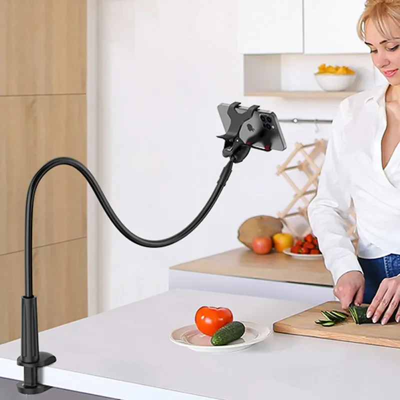 80cm Phone Holder Stand Lazy Bracket Headrest Bed 360 Flexible Long Arms Clamp Mount For iPhone Samsung and 3.5~6.7″ Device 80cm Phone Holder Stand Lazy Bracket Headrest Bed 360 Flexible Long Arms Clamp Mount For iPhone Samsung and 3.5~6.7″ Device