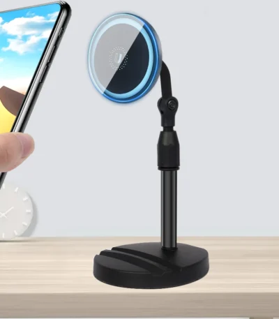 Strong Magnetic Desktop Phone Holder Magsafe Extendable Tablet Stand Desk Pad Magnet Holder Bracket Phone Stand 1