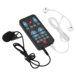8 Sound Effects Mini Voice Changer Card Support Multi Languages Beautification Handheld Sound Card for Mobile Phone Computer