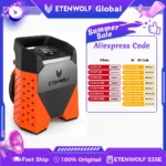 ETENWOLF ZEPHYR S3SE Portable Air Compressor 100% Duty Cycle Car Tire Inflator 7800mAh for Cars, Motorcycles, Bicycles Balls