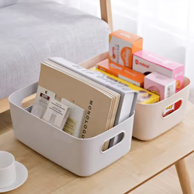 Plastic Portable Storage Box, Multifunctional Desktop Miscellaneous Storage Box, Suitable for Living Room, Kitchen, Bedroom Plastic Portable Storage Box, Multifunctional Desktop Miscellaneous Storage Box, Suitable for Living Room, Kitchen, Bedroom