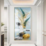 Nordic Luxury Decorative Painting Printed on Canvas Modern Feathers Posters Prints Wall Pictures for Porch Aisle Home Decor