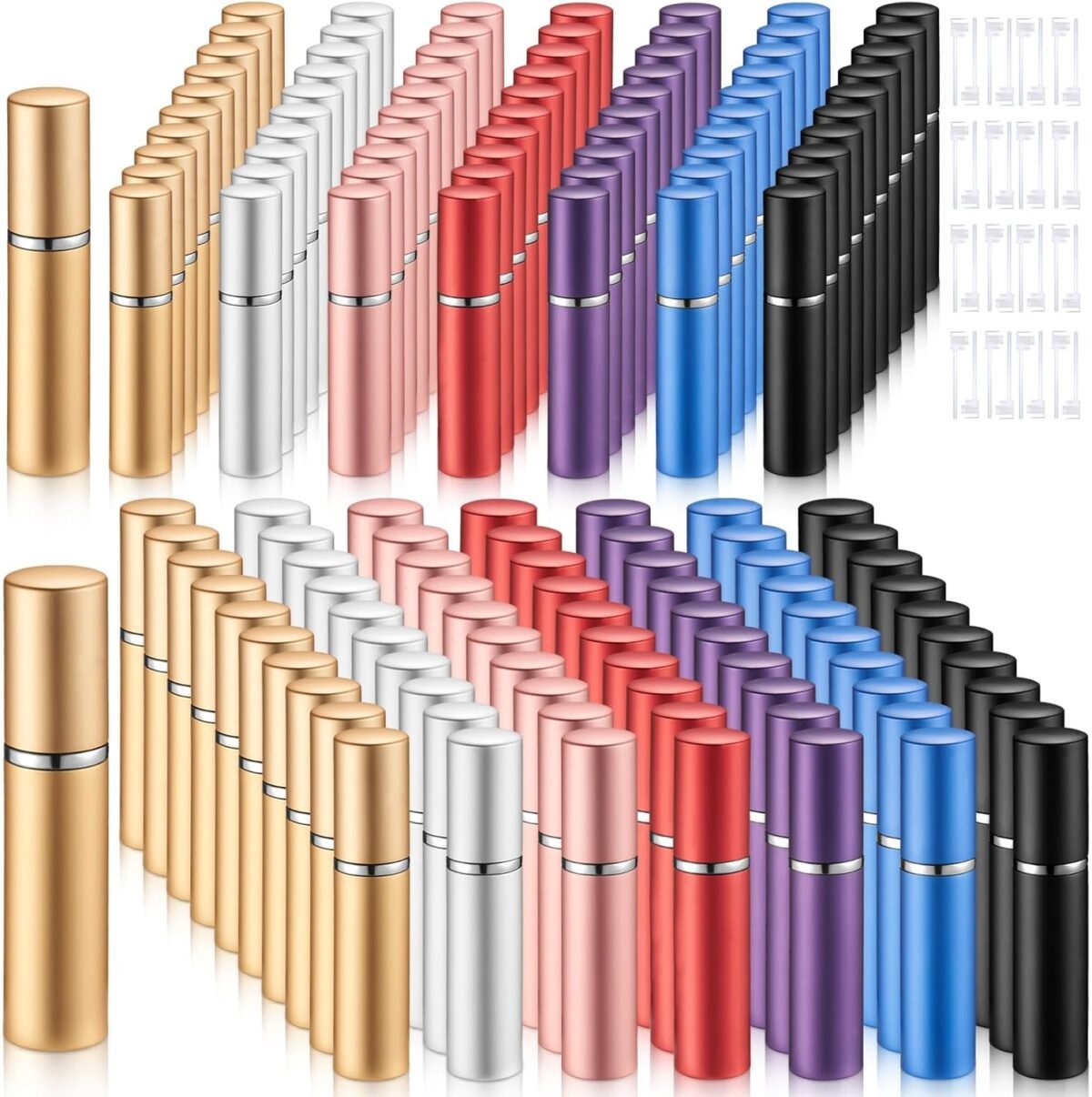 140 pcs 5ml 10 ml refillable perfume atomizer mini refillable travel spray bottle portable bottle bulk with 140 pcs perfume dispenser pump transfer tool for outgoing.jpg