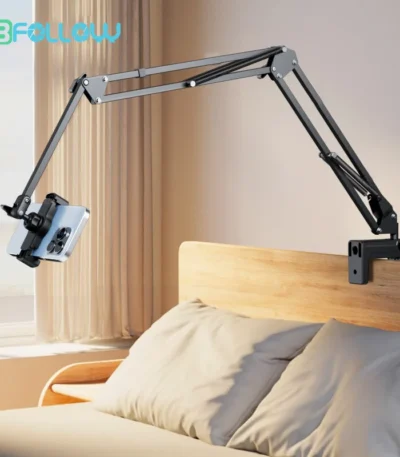 BFOLLOW Lazy Bracket Stand for Bed Desk with Tablet Mobile Phone Holder Magsafe Magnetic Mount iPhone Flexiable Boom Arm 1