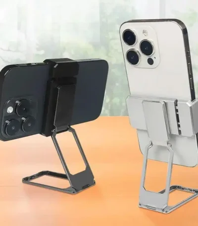 Foldable Desktop Back Clip Type Phone Holder Stand Metal Telescopic 360 Rotatable Bracket Mount Universal For Xiaomi  1