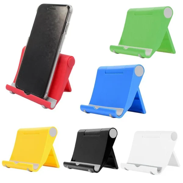Universal Foldable Desk Phone Holder Mount Stand for iPad iPhone 15 Samsung Xiaomi Mobile Phone Tablet Adjustable Desktop Holder