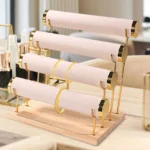 4 Tiers Bracelet Holder Pendants Storage Anklet Tower Bangle Display Stand for Dressing Table Selling Bedroom Business Cabinet