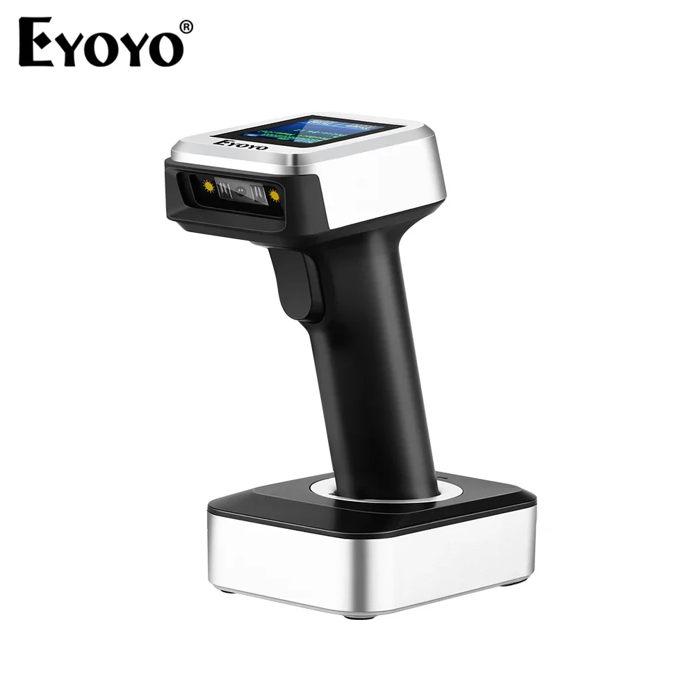 Eyoyo EY-1900 1D CCD Bluetooth Barcode Scanner With LCD Screen Show Product Name And Price Support Time Prefix Suffix Scanning Eyoyo EY-1900 1D CCD Bluetooth Barcode Scanner With LCD Screen Show Product Name And Price Support Time Prefix Suffix Scanning