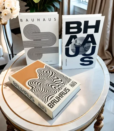 Bauhaus Decorative Books Open Luxury Fake Book Storage Box Home Decor Matisse Boho Monet Coffee Table Shelf Interior Decoration 1