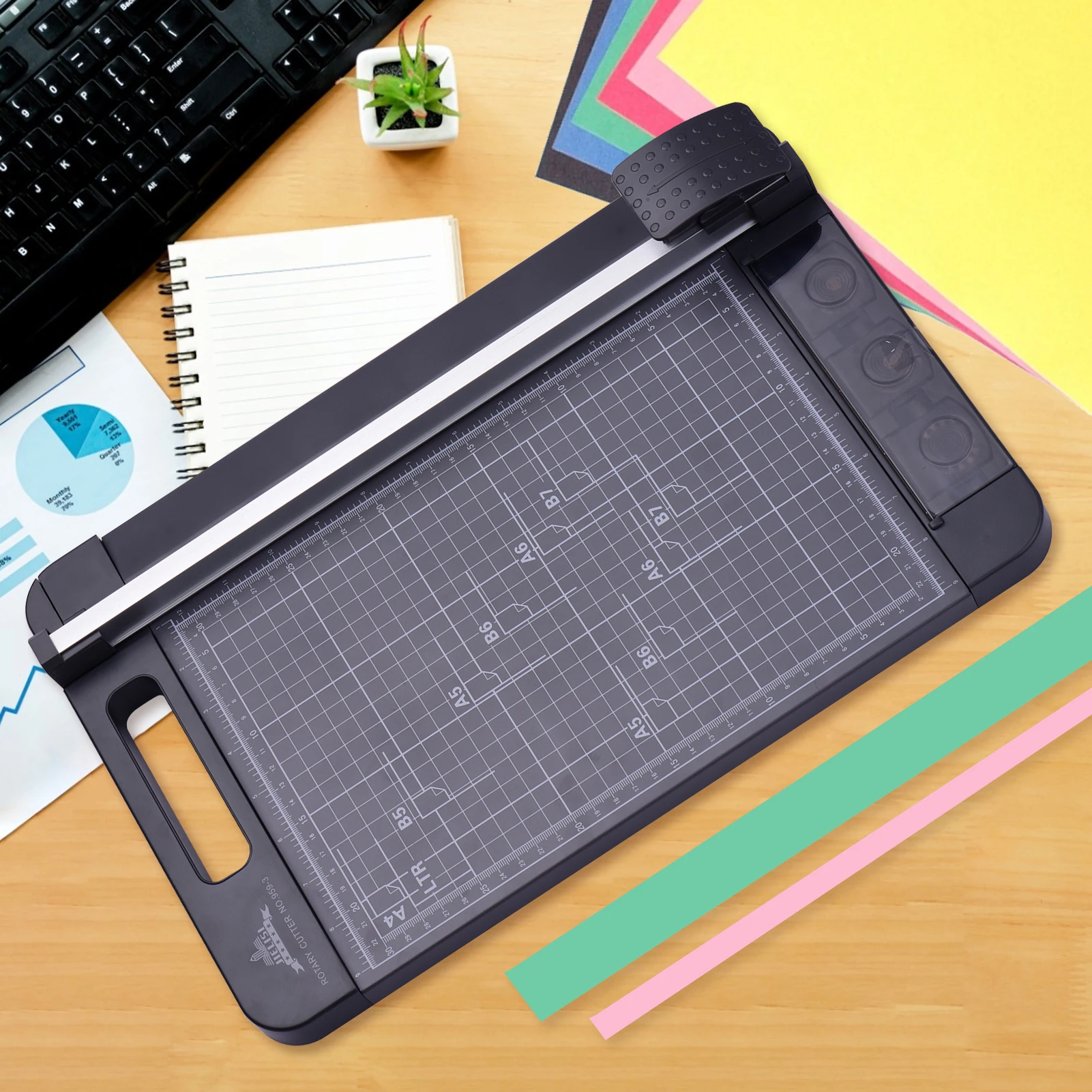 3-in-1 Paper Trimmer Multi-Functional A4 Paper Cutter Straight Skip Wave Cutter with for Craft Paper Card Photo Laminated Paper 3-in-1 Paper Trimmer Multi-Functional A4 Paper Cutter Straight Skip Wave Cutter with for Craft Paper Card Photo Laminated Paper