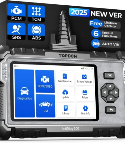 4 Systems OBD2 Diagnostic Scanner TOPDON ArtiDiag500 Car Diagnostic Tool OBD2 Scanner Engine ABS SRS Airbag Auto Scan Tool Code 1