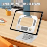 360° Rotatable tablet stand Adjustable foldable desktop phone stand for 4.7-12 inch Ipad Pro/Air/Min laptop tablet
