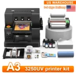 A3 UV Printer L805 UV Flatbed Printer A3 UV DTF Printer Sticker Printer For Plastic Acrylic Pen Metal Wood Phone Case UV Printer