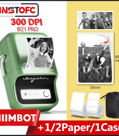 300dpi Niimbot B21 PRO Wireless Label Printers Sticker Thermal Portable Handheld Maker Barcode Price Tag For Mobile Phone Print 1