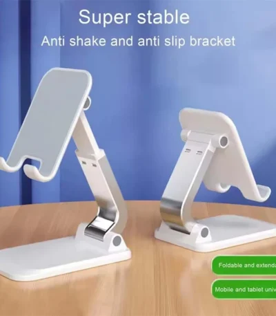 Foldable ABS Desktop Mobile Phone Stand For iPad iPhone Smartphone Support Tablet Desk Cell Phone Portable Holder Bracket 1
