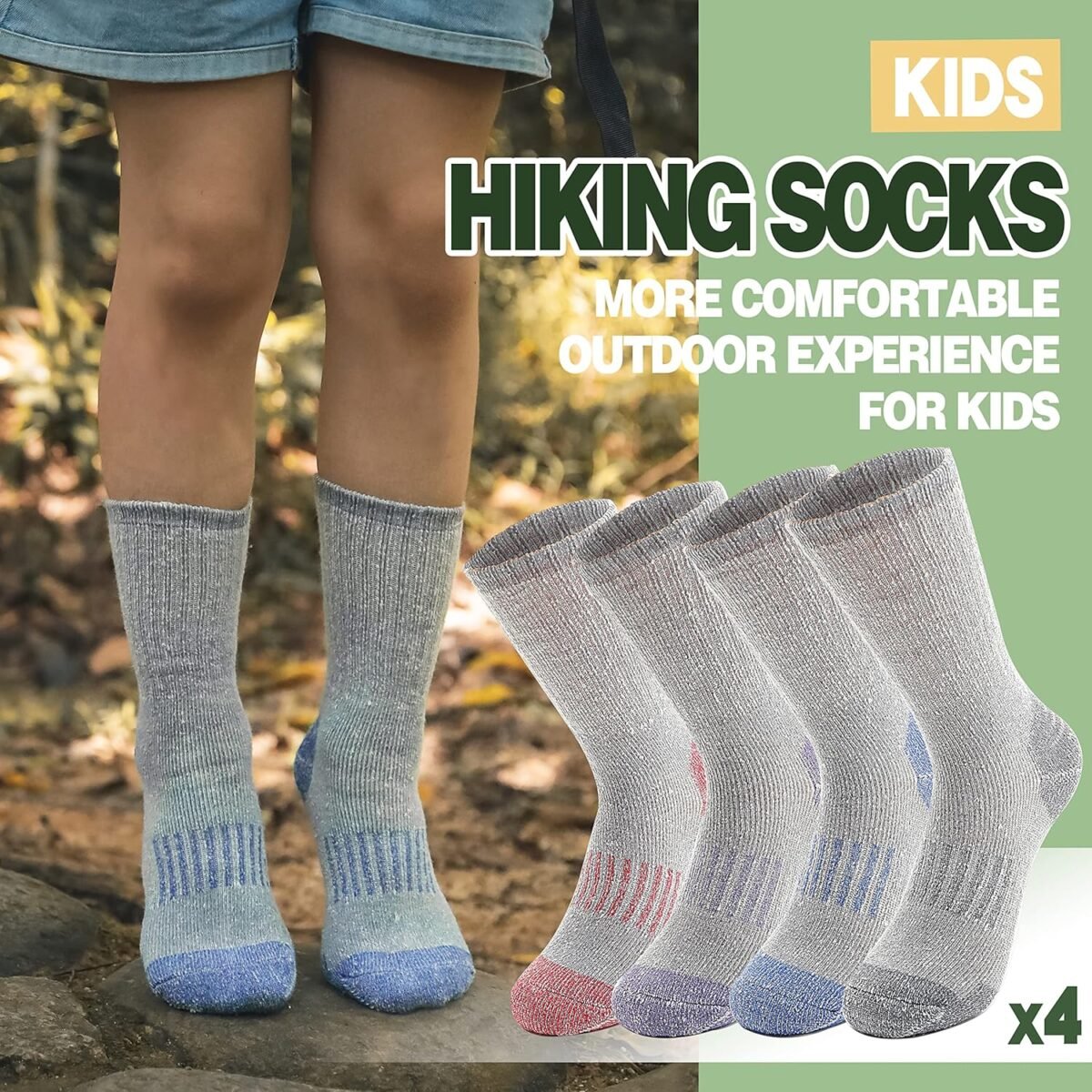 1749393850 sandsuced kids merino wool hiking socks girls boys toddler winter thermal warm cozy boot thick cushion socks 4 pairs.jpg