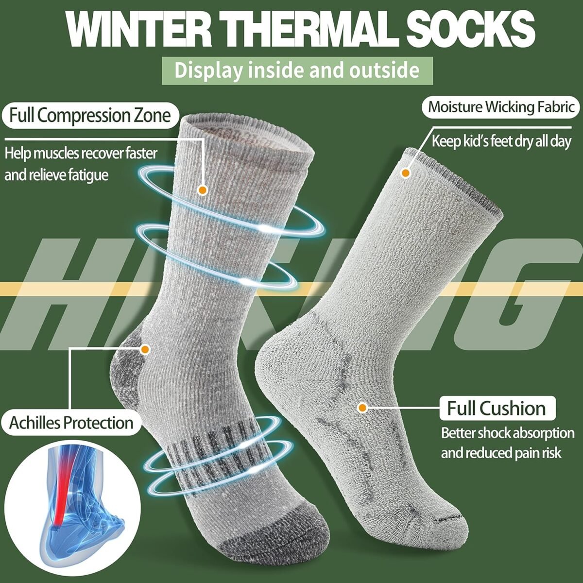 1749393852 sandsuced kids merino wool hiking socks girls boys toddler winter thermal warm cozy boot thick cushion socks 4 pairs.jpg