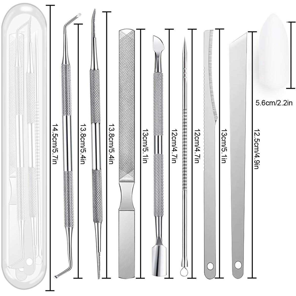 1749408533 pedicure knife set for feet 7pcs ingrown toenail file and lifters safe nail cleaning treatment pedicure tools kit under sidewall cleaner pain relief accessories red.jpg