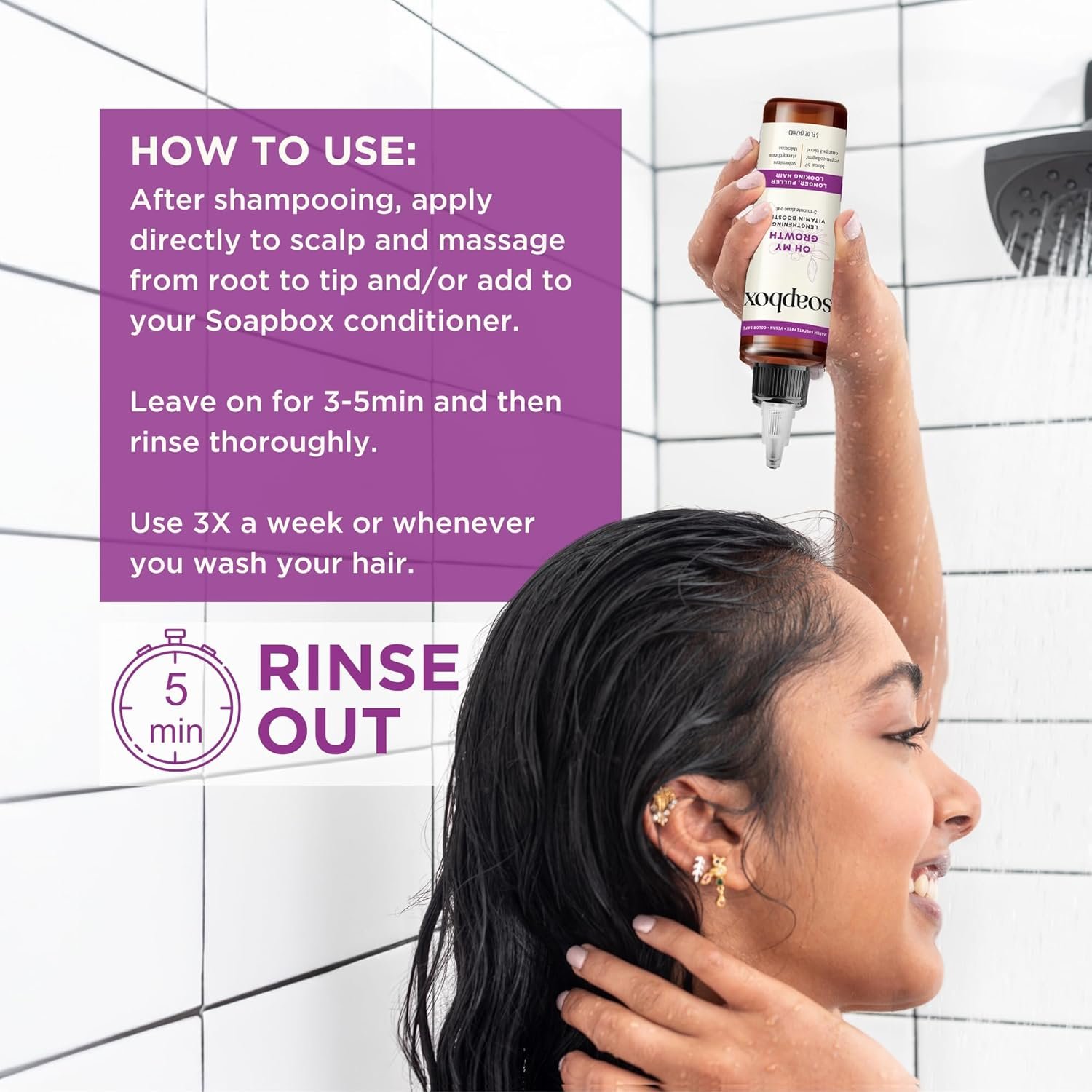 1749410451 soapbox oh my growth lengthening vitamin booster treatment for all hair types with biotin vegan collagen vitamins a c paraben cruelty free for thicker fuller hair for men women 5 oz.jpg