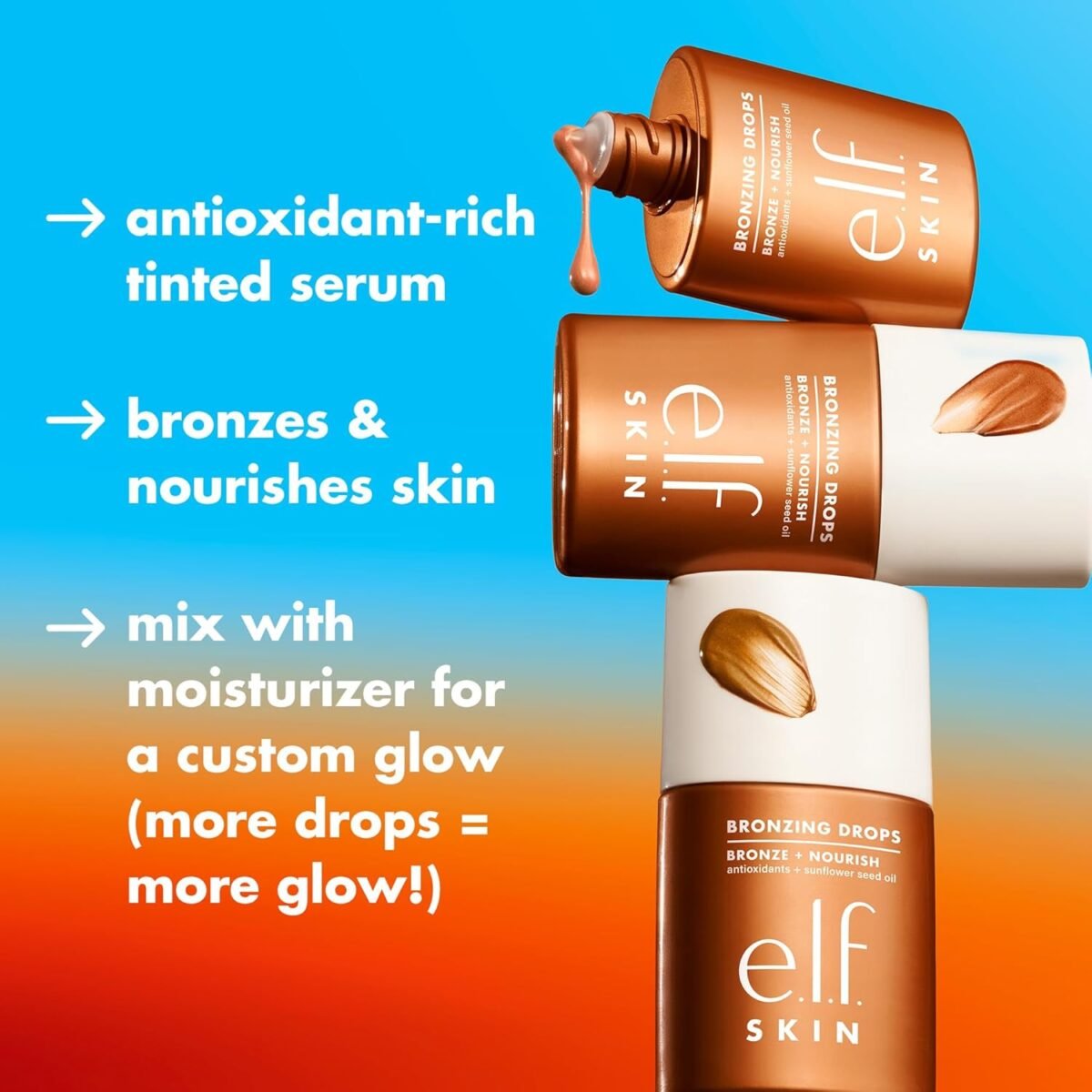1749410873 e.l.f. skin bronzing drops liquid bronzer for face skin creates a sun kissed glow infused with vitamin e vegan cruelty free rose gold.jpg