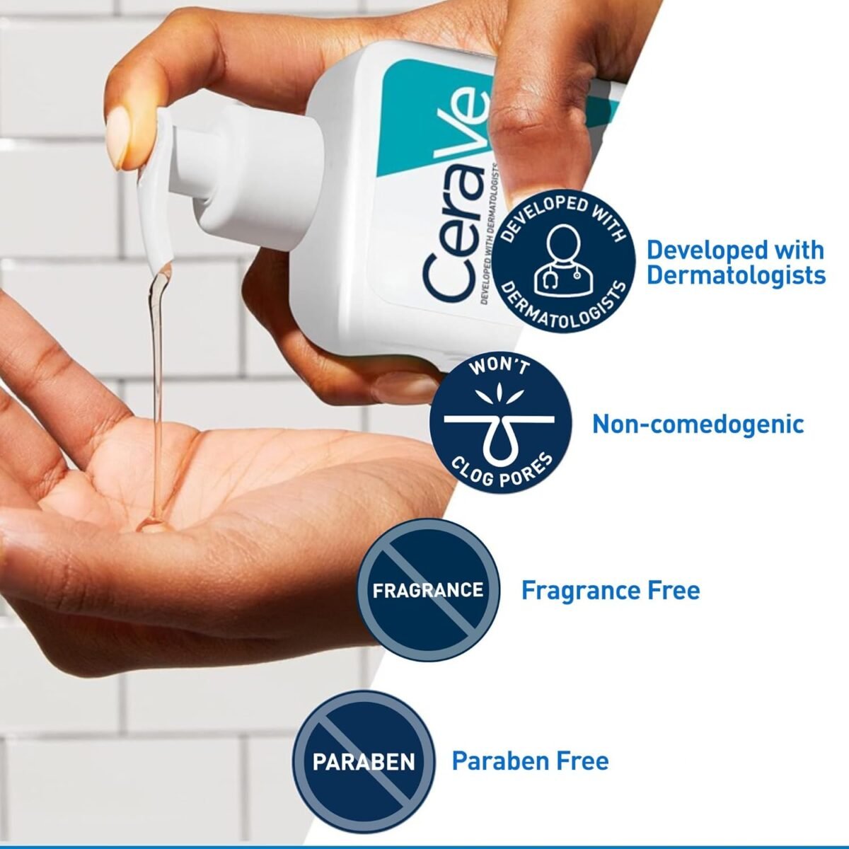 1749410918 cerave acne treatment face wash salicylic acid cleanser with purifying clay niacinamide and ceramides pore control and blackhead remover 8 ounce.jpg
