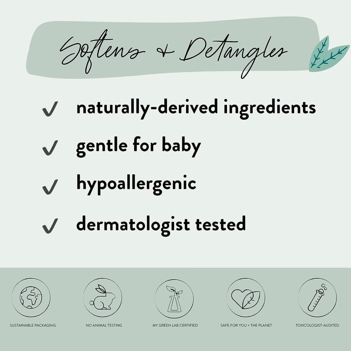 1749410995 the honest company conditioning hair detangler leave in conditioner fortifying spray tear free cruelty free hypoallergenic citrus vanilla refresh 4 fl oz.jpg