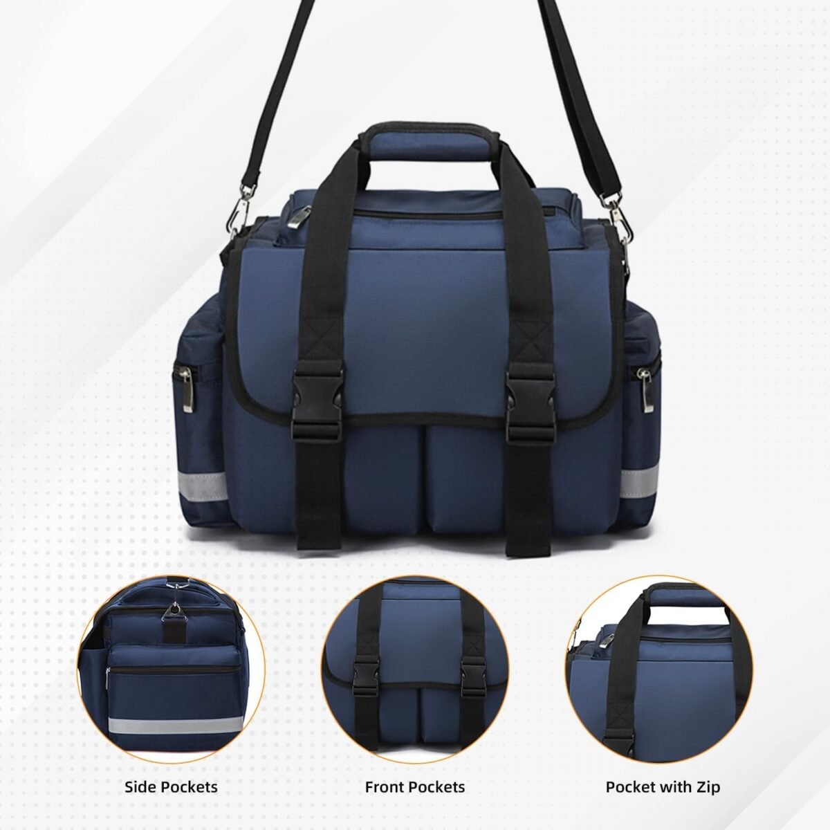 1749412660 medical bag professional empty first responder bag 17 x 12 x 11 emt trauma first aid carrier for paramedics and emergency medical supplies kit lightweight and durable.jpg