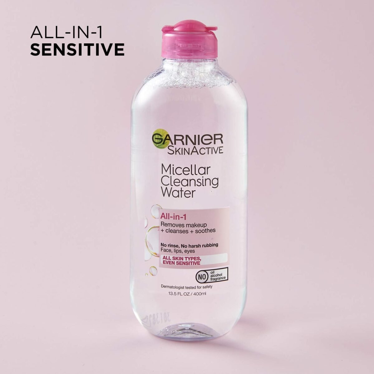 1749412665 garnier micellar water hydrating facial cleanser makeup remover suitable for sensitive skin vegan cruelty free 13.5 fl oz 400ml 1 count.jpg