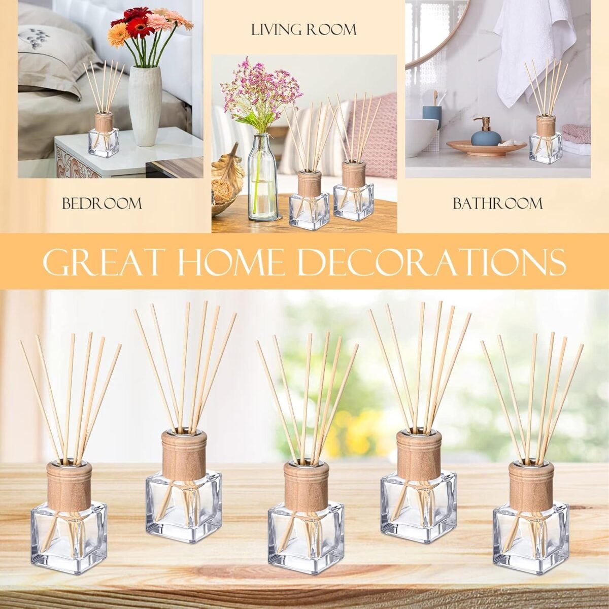 1749412680 roshtia 50 set reed diffuser bottle empty refillable fragrance glass diffuser bottles with wooden caps rattan sticks 50ml 1.7 oz glass jars for diy fragrance.jpg