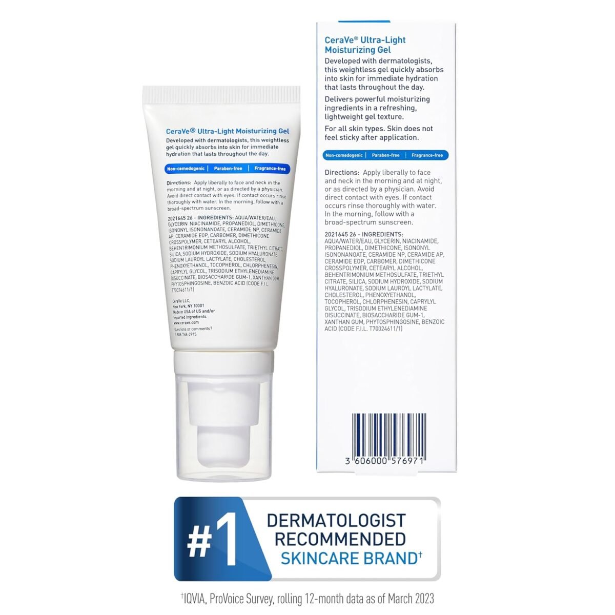 1749413450 cerave ultra light moisturizing gel hydrating gel face moisturizer for men for women with ceramides niacinamide hyaluronic acid fragrance free oil free mattifying moisturizer 1.75 fl oz.jpg