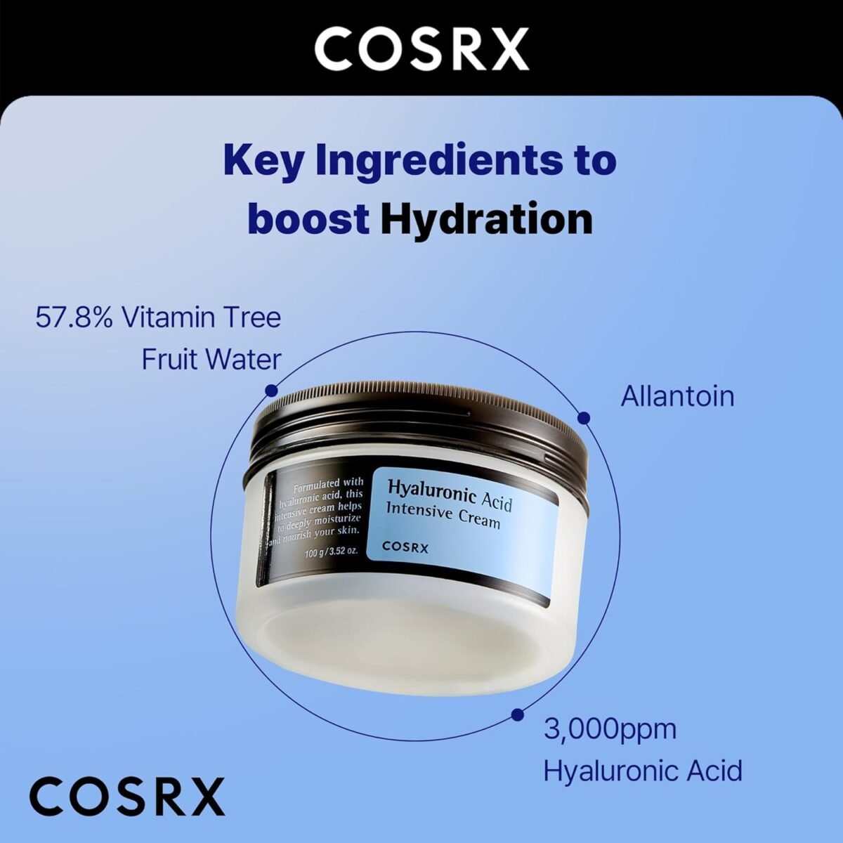 1749413957 cosrx hyaluronic acid moisturizing cream long lasting hydration rich moisturizer for sensitive skin 3.52 oz 100g korean skin care animal testing free parabens free.jpg