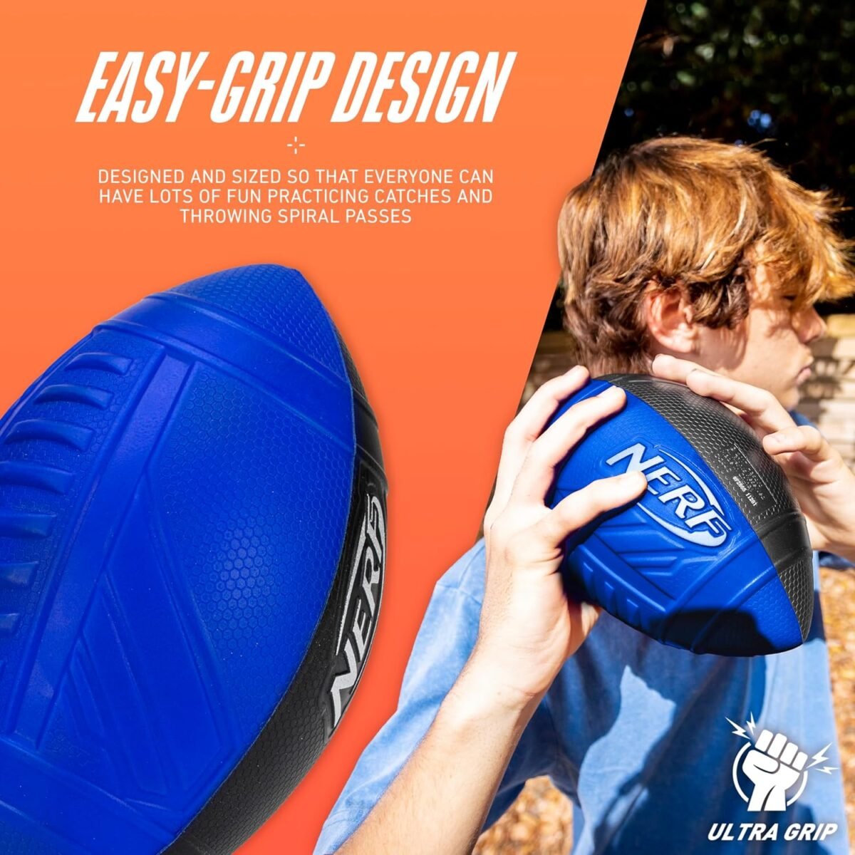 1749432139 nerf pro grip football blue classic foam ball easy to catch throw balls for kids kids sports toys perfect easter basket stuffers great easter toys or easter gifts for kids.jpg