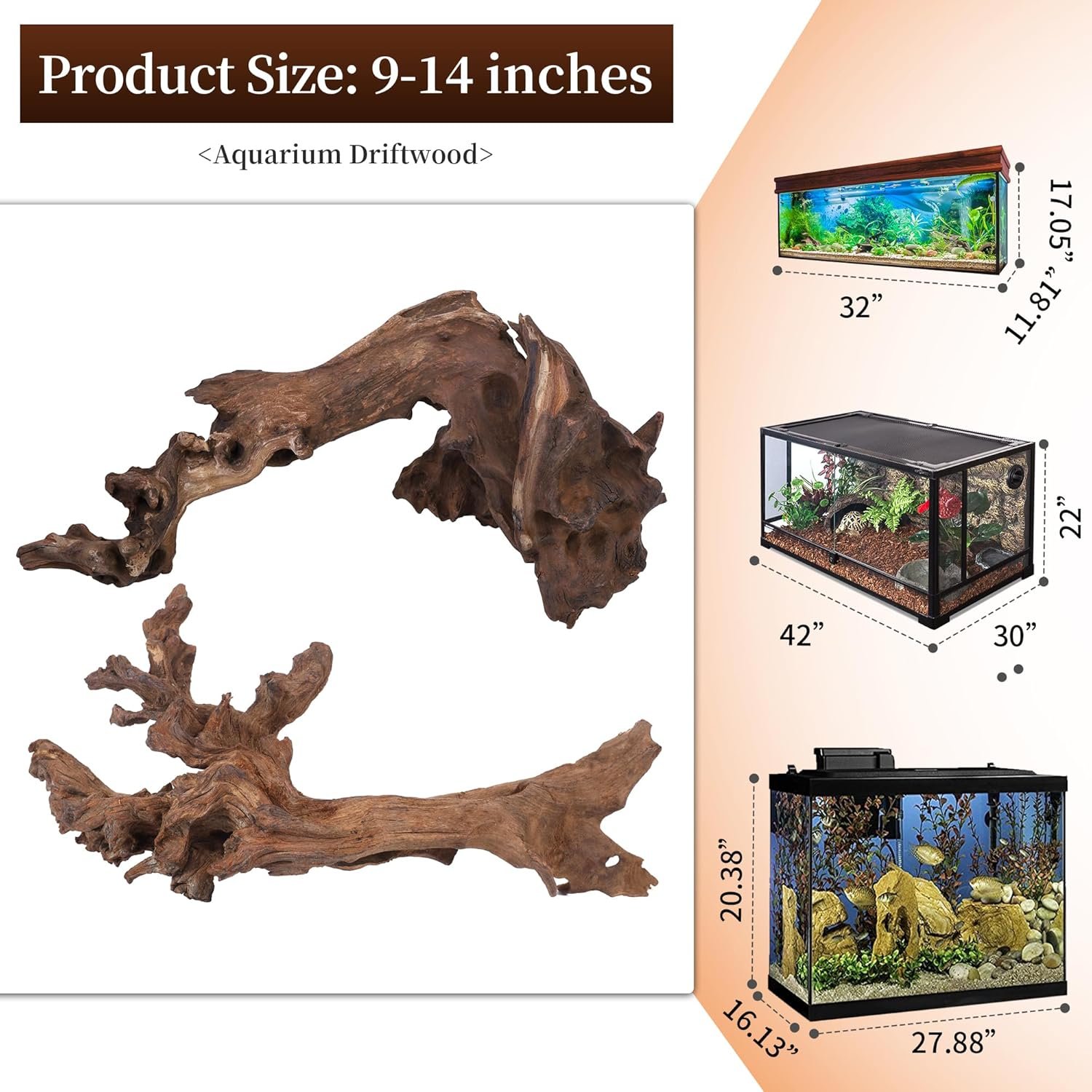 1749433380 majoywoo natural large coral driftwood for aquarium decor reptile decor assorted driftwood branch 9 14 2 pcs fish tank decoration….jpg