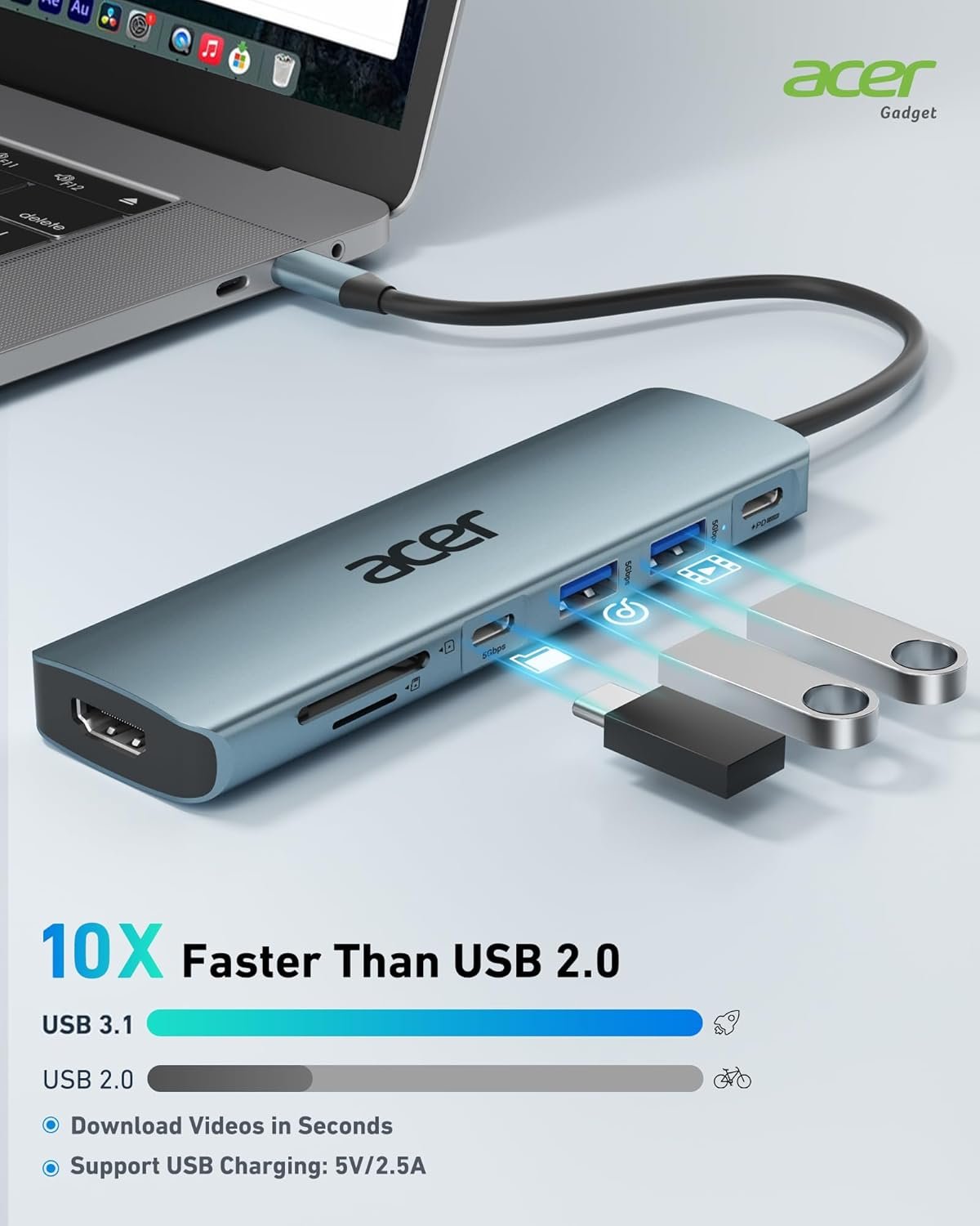 1749462058 acer usb c hub 7 in 1 usb c to hdmi splitter 2 usba 3.1 gen1 and 5gbps type c data port type c adapter with 4k hdmi port pd 100w charging sd card reader for laptop pc desktop and more.jpg