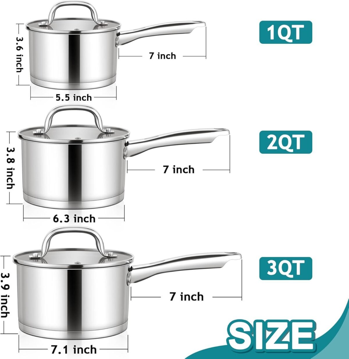 1749465544 e far stainless steel saucepan with lid set 1qt 2qt 3qt triply sauce pan induction pot for cooking boiling compatible with all stoves visible lid healthy non toxic oven dishwasher safe.jpg