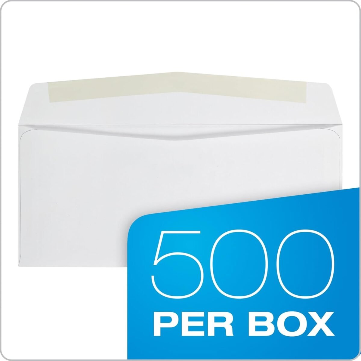 1749474302 quality park 10 envelopes letter size white mailing envelopes 4 18x9 12 inch no window business envelopes gummed closure 500box qua90020.jpg